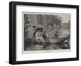 Sur L'Eau-Alfred-Henri Bramtot-Framed Giclee Print