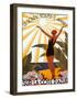 Sur la Cote d'azur-Roger Broders-Framed Art Print