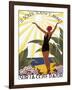 Sur la Cote d'azur-Roger Broders-Framed Art Print