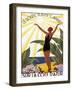 Sur la Cote d'azur-Roger Broders-Framed Premium Giclee Print