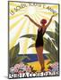 Sur la Cote d'azur-Roger Broders-Mounted Premium Giclee Print