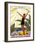 Sur la Cote D'Azur-Roger Broders-Framed Art Print