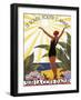 Sur la Cote D'Azur-Roger Broders-Framed Art Print