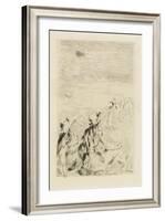 Sur La Plage, C. 1892-Pierre-Auguste Renoir-Framed Giclee Print