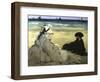 Sur la plage-Edouard Manet-Framed Giclee Print