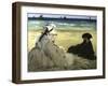 Sur la plage-Edouard Manet-Framed Giclee Print