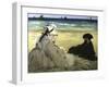 Sur la plage-Edouard Manet-Framed Giclee Print