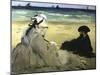 Sur la plage-Edouard Manet-Mounted Giclee Print