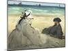 Sur la plage-Edouard Manet-Mounted Giclee Print