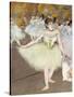 Sur La Scene-Edgar Degas-Stretched Canvas