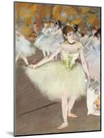 Sur La Scene-Edgar Degas-Mounted Giclee Print