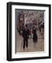 Sur le boulevard-Jean Béraud-Framed Premium Giclee Print