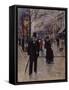 Sur le boulevard-Jean Béraud-Framed Stretched Canvas