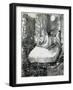 Sur le lit-Edgar Degas-Framed Giclee Print