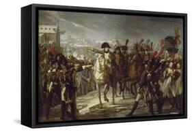 Sur le pont de Lech, à Augsbourg le 12 octobre 1805.-Pierre Gautherot-Framed Stretched Canvas