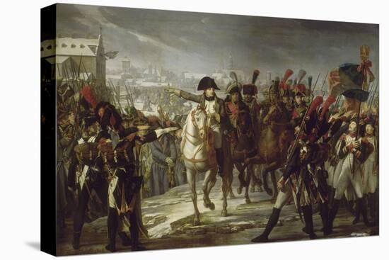 Sur le pont de Lech, à Augsbourg le 12 octobre 1805.-Pierre Gautherot-Stretched Canvas