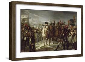 Sur le pont de Lech, à Augsbourg le 12 octobre 1805.-Pierre Gautherot-Framed Giclee Print