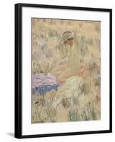 'Sur les Dunes', 1913, (c1932)-Frederick Carl Frieseke-Framed Giclee Print