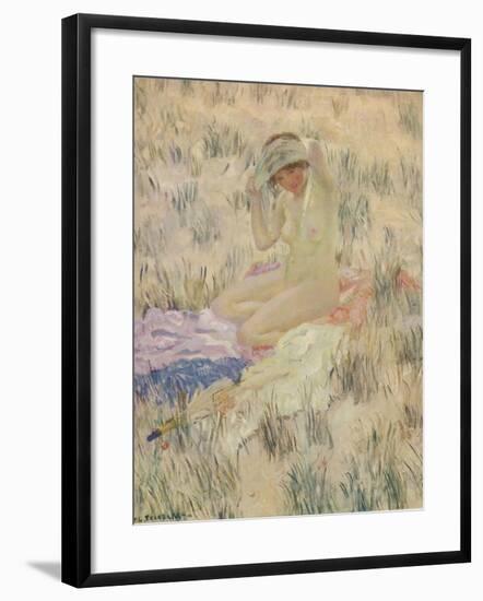 'Sur les Dunes', 1913, (c1932)-Frederick Carl Frieseke-Framed Giclee Print