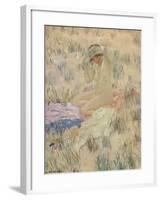 'Sur les Dunes', 1913, (c1932)-Frederick Carl Frieseke-Framed Giclee Print