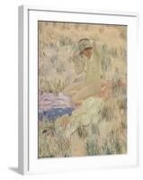 'Sur les Dunes', 1913, (c1932)-Frederick Carl Frieseke-Framed Giclee Print