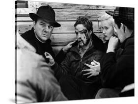 Sur les quais On The Waterfront d' Elia Kazan with Karl Malden, Marlon Brando, Eva Marie Saint, 195-null-Stretched Canvas