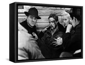 Sur les quais On The Waterfront d' Elia Kazan with Karl Malden, Marlon Brando, Eva Marie Saint, 195-null-Framed Stretched Canvas