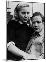 Sur les quais On The Waterfront d' EliaKazan with Eva Marie Saint and Marlon Brando, 1954 Oscar, 19-null-Mounted Photo