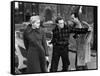 Sur les quais On The Waterfront d' EliaKazan with Marlon Brando and Eva Marie Saint, 1954 (b/w phot-null-Framed Stretched Canvas