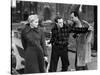 Sur les quais On The Waterfront d' EliaKazan with Marlon Brando and Eva Marie Saint, 1954 (b/w phot-null-Stretched Canvas