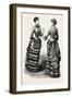 Surah Costume Front and Back, Fashion, 1882-null-Framed Giclee Print