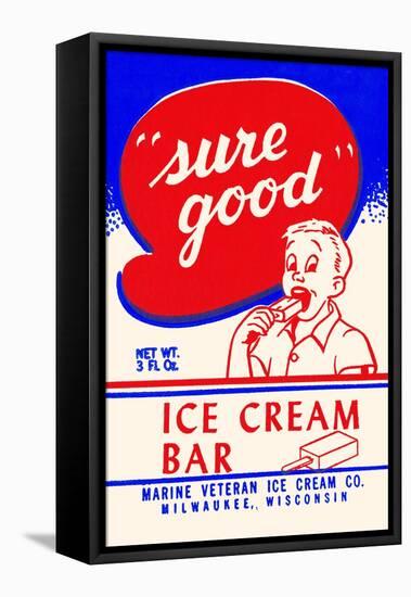 Sure Good Ice Cream Bar-null-Framed Stretched Canvas