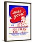 Sure Good Ice Cream Bar-null-Framed Art Print