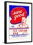 Sure Good Ice Cream Bar-null-Framed Art Print