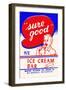 Sure Good Ice Cream Bar-null-Framed Art Print