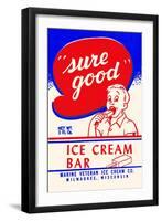 Sure Good Ice Cream Bar-null-Framed Art Print