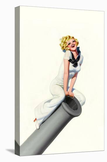 Sure To Make A Hit!-Enoch Bolles-Stretched Canvas