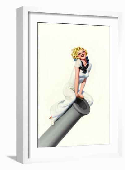 Sure To Make A Hit!-Enoch Bolles-Framed Art Print