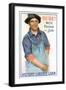 Sure! We'll Finish the Job Poster-Gerrit Albertus Beneker-Framed Giclee Print