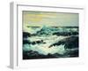 Surf and Headlands-Frederick Judd Waugh-Framed Giclee Print