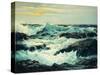 Surf and Headlands-Frederick Judd Waugh-Stretched Canvas