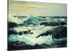 Surf and Headlands-Frederick Judd Waugh-Stretched Canvas