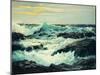 Surf and Headlands-Frederick Judd Waugh-Mounted Giclee Print