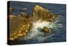 Surf and Rocks, Rocky Creek Area, Big Sur, California, USA-Michel Hersen-Stretched Canvas