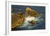 Surf and Rocks, Rocky Creek Area, Big Sur, California, USA-Michel Hersen-Framed Photographic Print