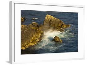 Surf and Rocks, Rocky Creek Area, Big Sur, California, USA-Michel Hersen-Framed Photographic Print