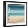 Surf and Sand-Luke Wilson-Framed Art Print