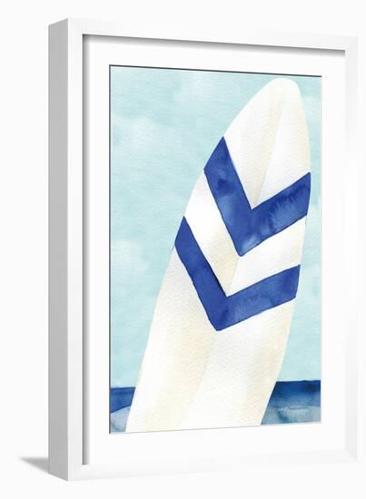 Surf and Sun II-Mercedes Lopez Charro-Framed Art Print