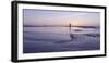 Surf Angler on the Beach, Evening Mood, Praia D'El Rey-Axel Schmies-Framed Photographic Print