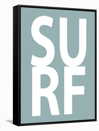 Surf Aqua-Jamie MacDowell-Framed Stretched Canvas